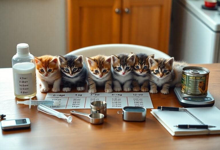 How Much to Feed a Kitten – Age-by-Age Feeding Chart